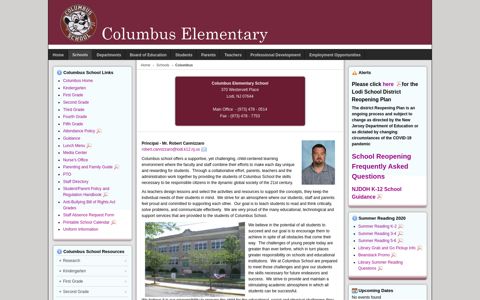 Columbus - Lodi Board of Education