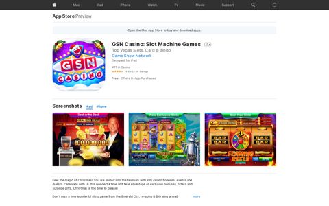 ‎GSN Casino: Slot Machine Games on the App Store