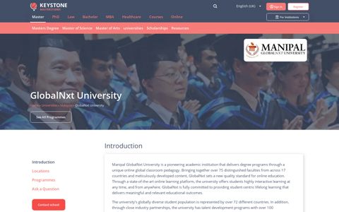 GlobalNxt University in Malaysia - masterstudies