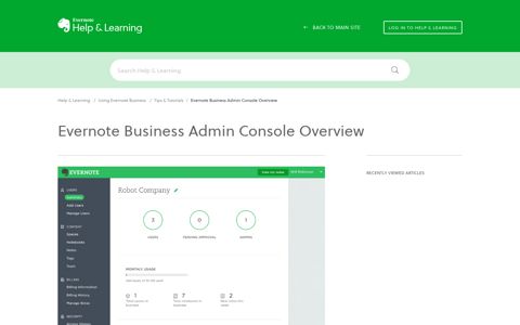 Evernote Business Admin Console Overview – Evernote Help ...