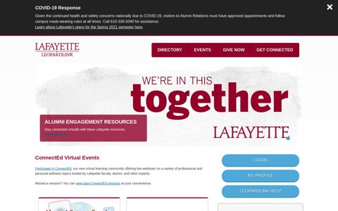 Leopard Link - Community Home - Lafayette College