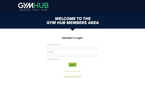 Login | Gym Hub Membership