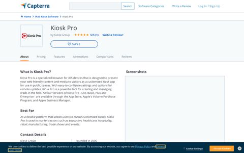 Kiosk Pro Reviews and Pricing - 2020 - Capterra