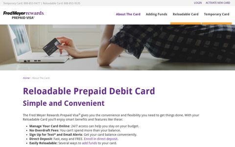 Reloadable Prepaid Debit Card - Kroger REWARDS Prepaid ...