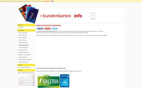 Galeria Kaufhof Kundenkarte - Vorteile, Bestellung und ...