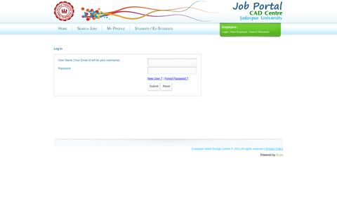 Login - CAD Job Portal