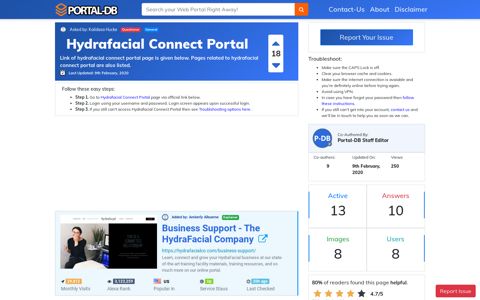 Hydrafacial Connect Portal
