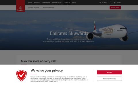 Emirates Skywards | Emirates