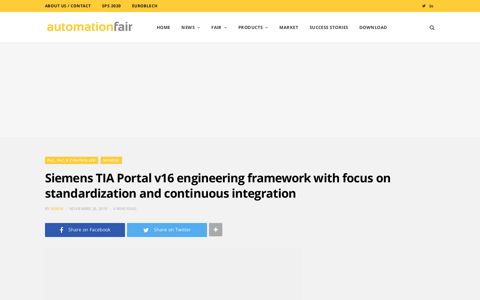 Siemens TIA Portal v16 | automation fair