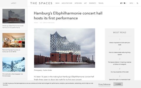 Hamburg's Elbphilharmonie concert hall hosts its first ...