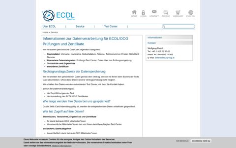 Informationen zur Datenverarbeitung für ECDL/OCG ...