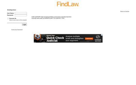 JusticeMail: FindLaw