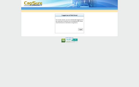 CapSure Web Portal