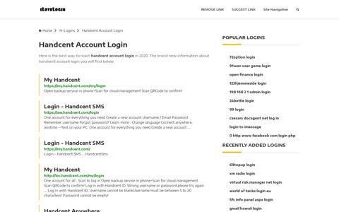 Handcent Account Login ❤️ One Click Access - iLoveLogin