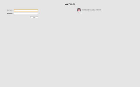 Webmail Username: Password: Regione Autonoma della ...