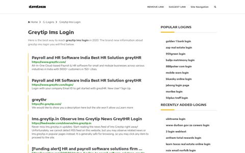 Greytip Ims Login ❤️ One Click Access