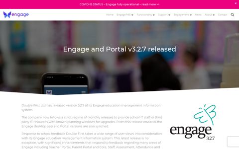 Engage and Portal v3.2.7 released | Engage School MIS