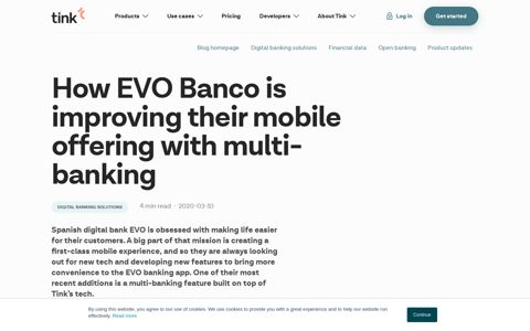 EVO Banco adds multi-banking to their offering | Tink blog
