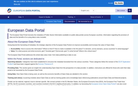 About the European Data Portal
