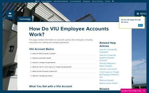 How Do VIU Employee Accounts Work? | VIU Technology ...