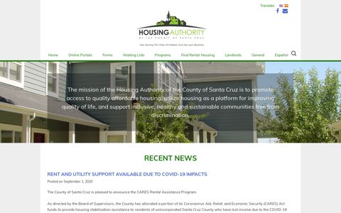 Housing Authority of the County of Santa Cruz | Also serving ...
