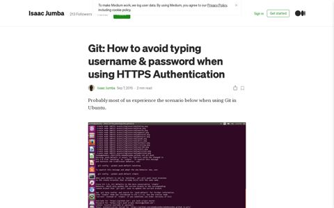 Git: How to avoid typing username & password when using ...