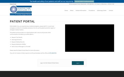 Patient Portal – Digestive Care Associates P.C.