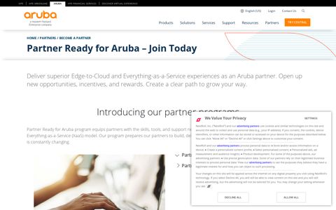 Become a partner - Aruba Networks
