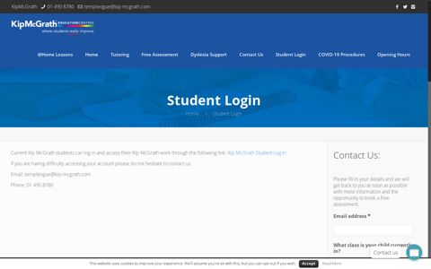 Student Login – Kip McGrath Education Centres