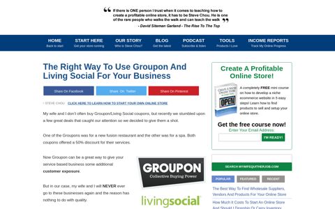 The Right Way To Use Groupon And Living Social For Your ...