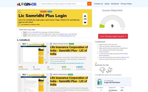 Lic Samridhi Plus Login