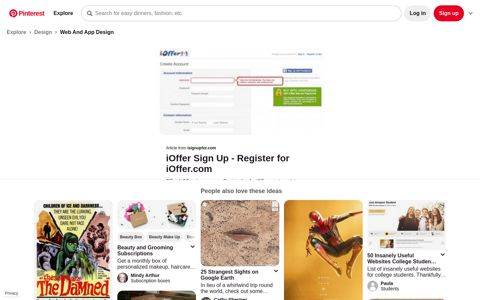 iOffer Sign Up - Register for iOffer.com - Pinterest
