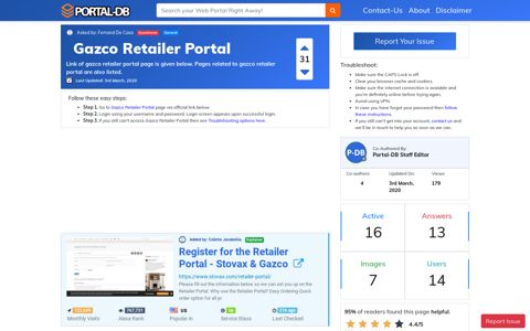 Gazco Retailer Portal