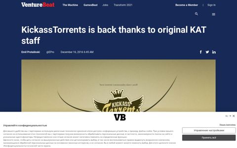 KickassTorrents is back thanks to original KAT staff ...
