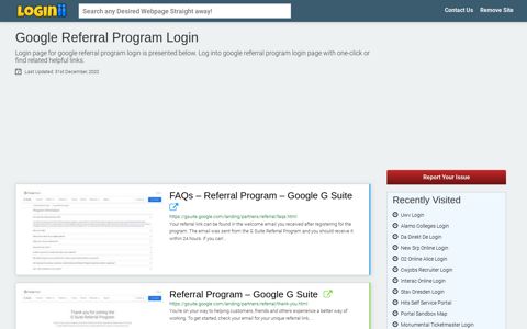 Google Referral Program Login - Loginii.com