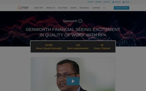 Genworth Case Study | Automation Anywhere
