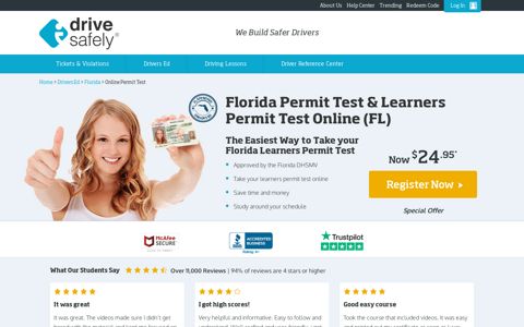Florida Learners Online Permit Test | I Drive Safely