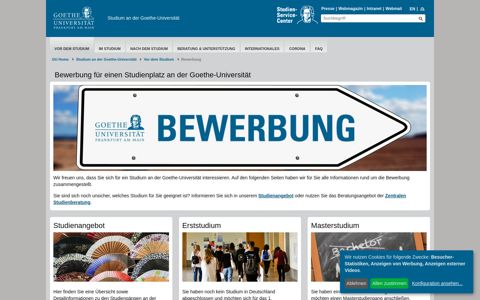 Goethe-Universität — Information - Paul Ehrlich-Stiftung