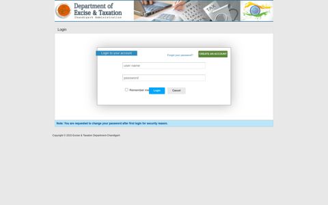 Registered Users(Login) - Excise & Taxation Department ...