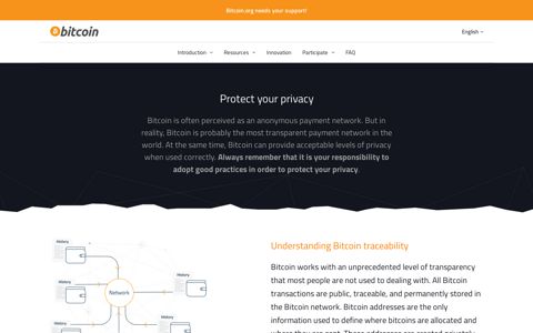 Protect your privacy - Bitcoin - Bitcoin.org