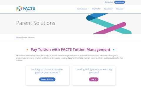 Parent Solutions - FACTS Management AU