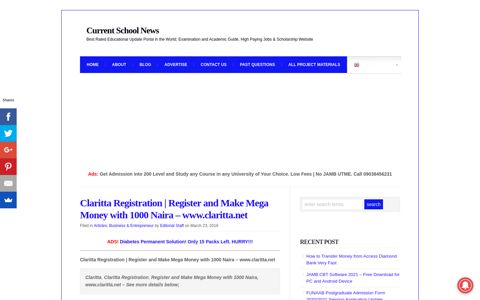 Claritta Registration | Register and Make Mega Money with ...