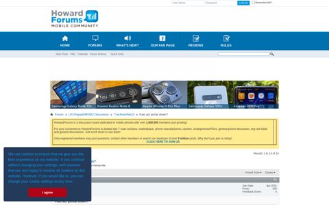 Fast act portal down? - HowardForums: Your Mobile Phone ...