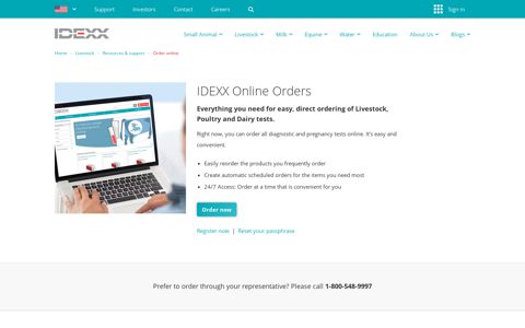 Order Online - IDEXX US
