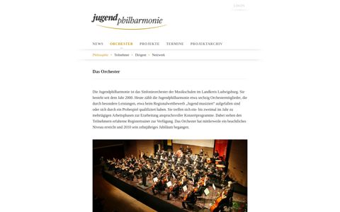 Orchester - Philosophie - Jugendphilharmonie
