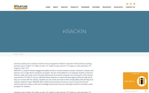 KRACKiN - iNurture Education Solutions