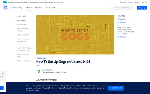 How To Set Up Gogs on Ubuntu 14.04 | DigitalOcean