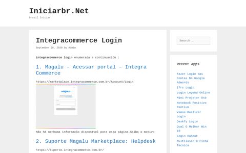 Integracommerce Login - Iniciarbr.Net