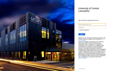 Sign In - UCLan