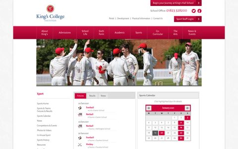 King's College, Taunton | Sports Home - SchoolsSports.com